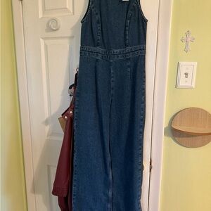 Francesca's Collections Blue Denim Top